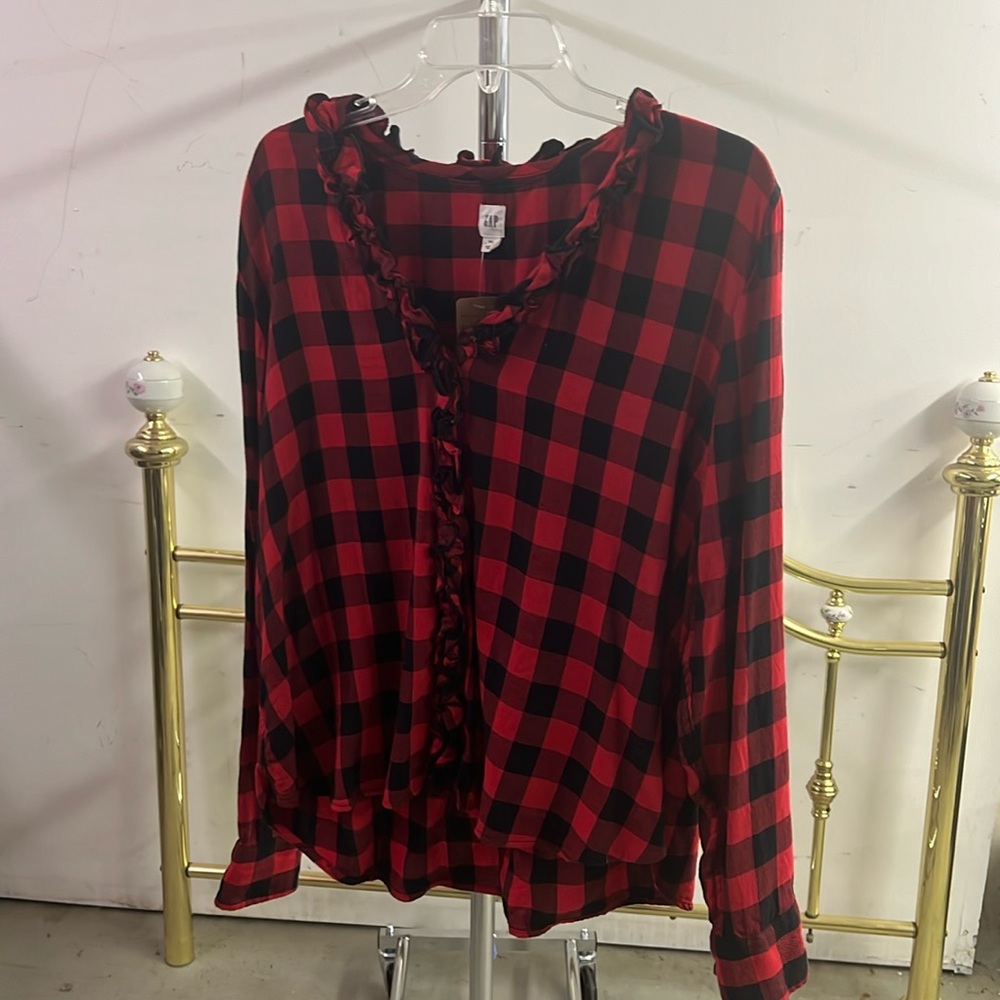 Gap Checkered Button Down - image 1